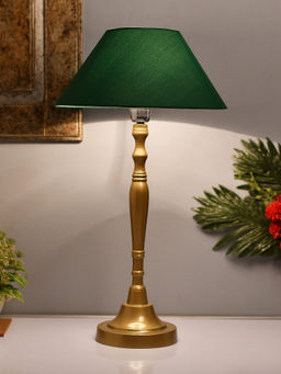 Homesake - Imperial Gold Lamp With Green Shade