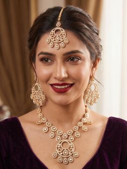 NUI - Womens Gold Plated Jewellery Set