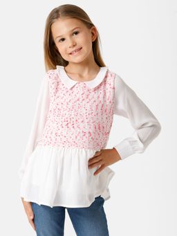Kate & Oscar - Kids Wear Girls Top - White
