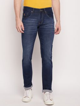 Cantabil - Men Dark Mercerised Jeans