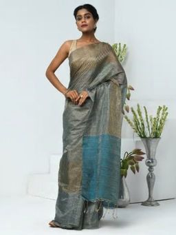 Fabindia - Silk Zari Loom Woven Sari