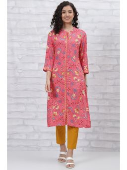 Rangriti - Pink Printed Kurta