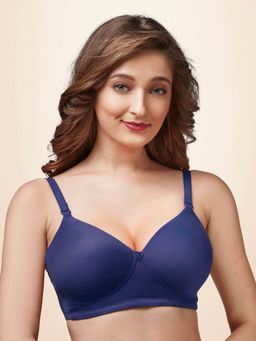 Trylo - Blue Touche Woman Soft Padded Full Cup Bra