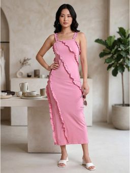 KOTTY - Pink Regular Dress for Women