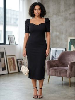 KOTTY - Curvy Closet Black Regular Dress for Women