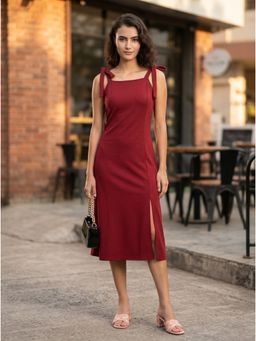 KOTTY - Maroon Regular Dress for Women