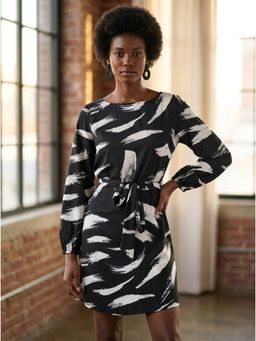 KOTTY - Black Regular Dress for Women with Belt