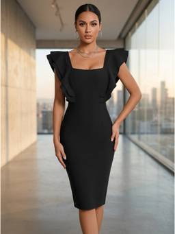 KOTTY - Black Regular Dress for Women