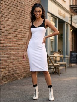 KOTTY - White Women Bodycon Dress