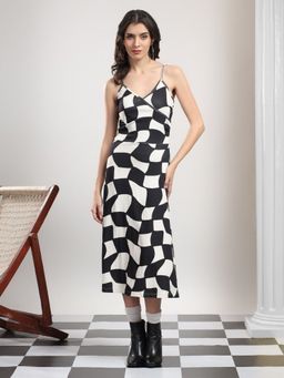 KOTTY - Women's Multi-Color Checks Dress