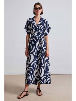 KOTTY - Women's Printed Wrap Dress With Belt