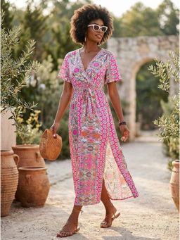 KOTTY - Pink Regular Dress For Women