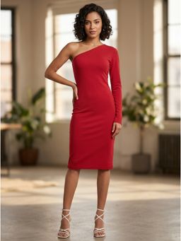 KOTTY - Women Solid Bodycon Red Dress