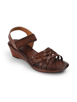 PEPPER - Womens Tan Wedges Heels