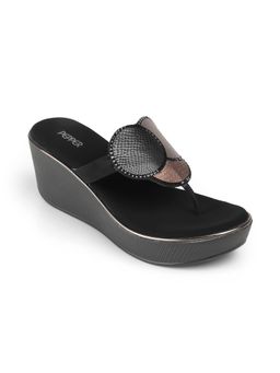 PEPPER - Womens Black Wedges Heels