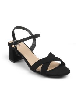 PEPPER - Womens Black Block Heels