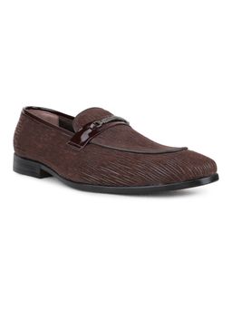 ATESBER - Mens Brown Casual Round Toe Loafers