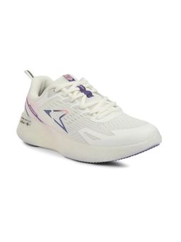 Power - Womens White Lightweight Durable Running Shoes