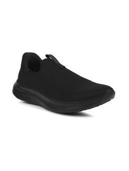 Power - Womens Black Lightweight Slip-On Running Shoes