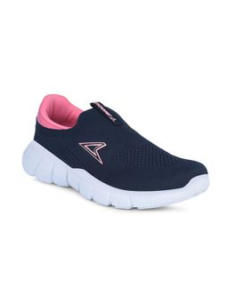 Power - Womens Navy Blue Lightweight Slip-On Running Shoes