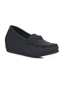 Bata - Womens Black Wedges Loafers