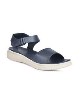 Bata Comfit - Womens Navy Blue Comfit Ankle Strap Platform Sandals