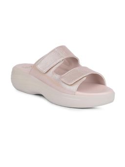 Scholl - Womens Beige Slide Sandals