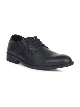 Bata - Mens Black Formal Round Toe Derbies