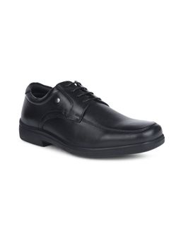 Hush Puppies - Mens Black Formal Round Toe Derbies