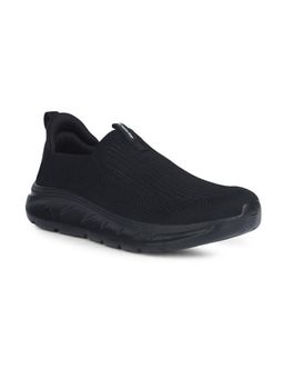 Power - Mens Black Slip-On Lightweight Running Shoes