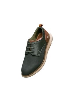 Neeman's - Womens Green Textured Derbies