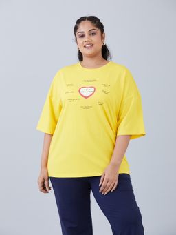 Muvazo - It's All Comfy Os Tee Yellow