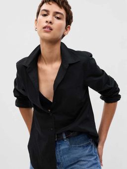 GAP - Women's Relaxed Fit Collar Neck Shirt