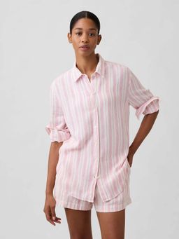 GAP - Vertical Stripes Classic Collar Neck Shirts
