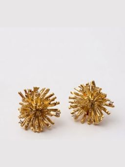 XAGO - Gold Plated Firework Burst Stud Earrings