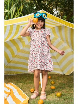 House of Ekam - Girls Pink Cotton Mini Dress