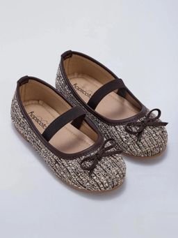 Hopscotch - Brown Girls Casual Ballerina