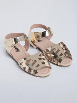 Hopscotch - Gold Girls Casual Sandals