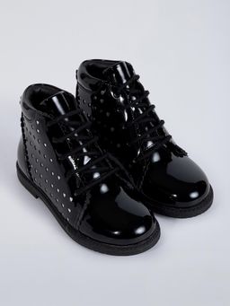 Hopscotch - Black Girls Casual Casual Boots
