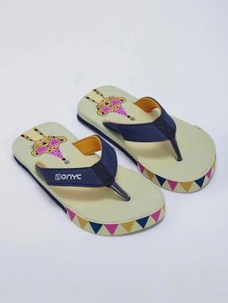 Hopscotch - Beige Boys Casual Flipflops