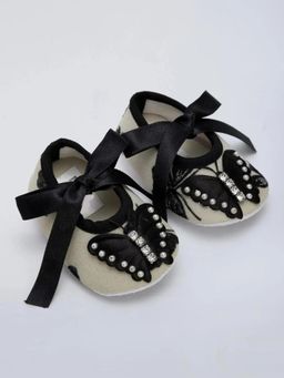 Hopscotch - Black Girls Casual Ballerina