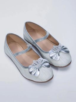 Hopscotch - Silver Girls Party Ballerina