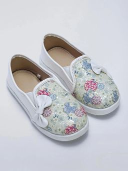 Hopscotch - White Girls Party Loafers