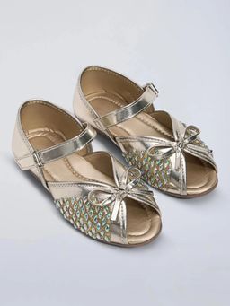 Hopscotch - Gold Girls Casual Sandals