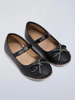 Hopscotch - Black Girls Casual Ballerina