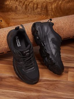 Campus - Black Boys Casual School Shoes