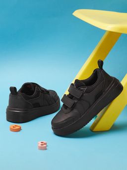 Campus - Black Boys Casual School Shoes