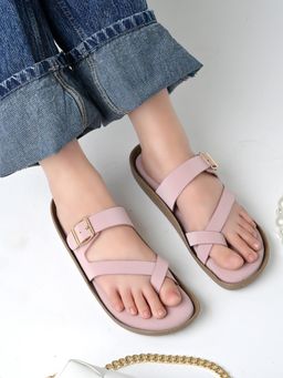 Shoetopia - Mauve Girls Casual Flats