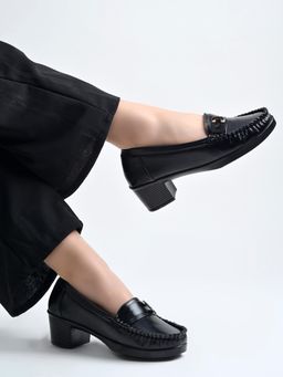 Shoetopia - Black Girls Casual Loafers