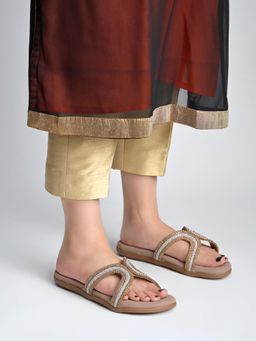 Shoetopia - Copper Girls Casual Flats